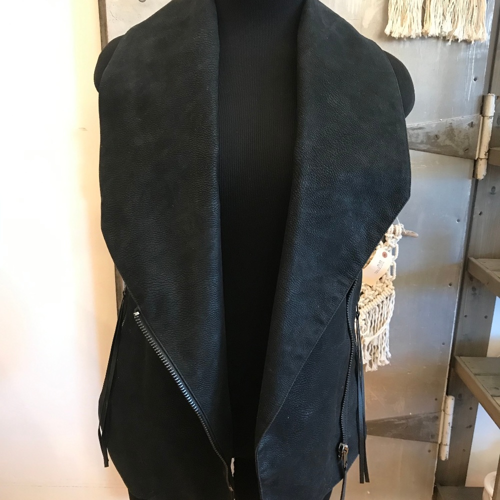 Faux Suede Vest